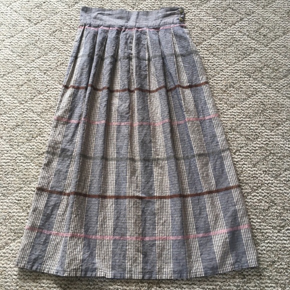Dior Dresses & Skirts - Vintage Christian Dior Lightweight Plaid Skirt 14